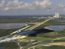 Los flamantes sistemas de lanzamiento horizontal podrían abrir una nueva etapa en la historia de los viajes espaciales. Imagen: NASA.