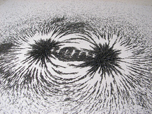 Representación de un campo magnético. Foto: Windell Oskay (Flickr)