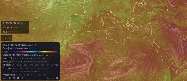 Credit: earth.nullschool.net Credit: earth.nullschool.net