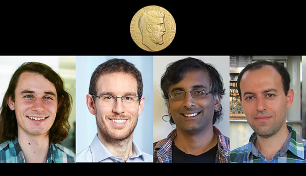 Los jóvenes catedráticos Peter Scholze, Alessio Figalli, Akshay Venkatesh y Caucher Birkar son los ganadores de la Medalla Fields 2018. / George M. Bergman/ETH Zürich/U.Stanford/U.Cambridge.