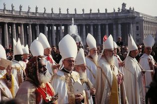 El último concilio vaticano se celebró entre 1962 y 1965. Momento de su inauguración. Imagen: Peter Geymayer.