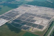 Sarnia Solar Project integra 1,3 millones de paneles solares en una superficie de 950 hectáreas. Imagen: Enbridge.
