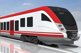 La familia de trenes modulares Civity, una de las novedades que mostrará CAF. Imagen: CAF.