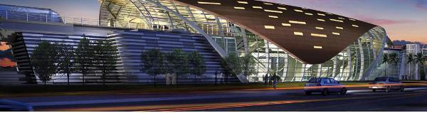 Centro de exposiciones en Dubai que albergará el evento. Imagen: UITP.