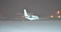 Aeronave aterrizando con lluvia. Fuente: Wordpress