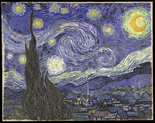 Pintura: La noche estrellada (1889), de Vincent van Gogh. Fuente: Wikimedia Commons.
