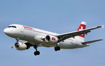 Airbus A320-200 de la compañía Swiss International Air Lines. Fuente: Wikimedia Commons.