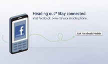 Facebook para móviles.