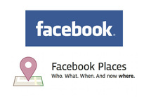 Aplicación Places o Lugares de Facebook para móviles. Fuente: Facebook.