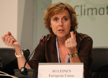 Connie Hedegaard, comisaria europea de Acción por el Clima. Fuente: Comisión Europea.