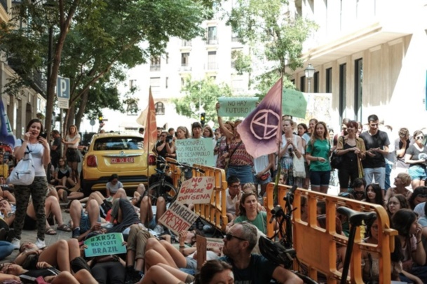 Momento de la concentración. Foto: A.S. Momento de la concentración. Foto: A.S.