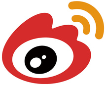 Logotipo de la red social que triunfa en China, Weibo. Fuente: Julien Gong Min.