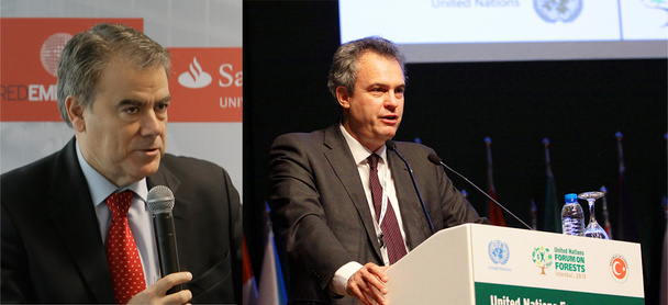 Federico Morán (izda.) y Eduardo Rojas. 