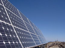 Panel solar. Fuente: Wikimedia Commons.