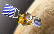 Venus Express permanece desde 2006 en órbita alrededor del planeta más cercano a la Tierra. Fuente: D. Ducros/ESA.