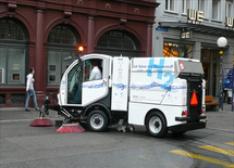Un prototipo de vehículo impulsado por hidrógeno ha alcanzado interesantes resultados al ser utilizado para tareas de limpieza urbana. Fuente: Empa.