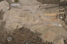 Vista aérea del yacimiento arqueológico de Puente Tablas. Fuente: UJA.