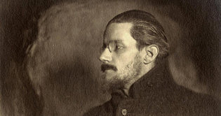 James Joyce en 1918. Fuente: Wikimedia Commons.