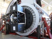 Imagen de CanariCam instalado en el Gran Telescopio CANARIAS (GTC). Foto: IAC.