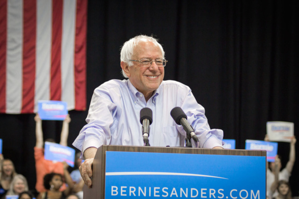 Sanders, haciendo campaña en Nueva Orleans, Luisiana, en julio de 2015. Foto: Nick Solari.