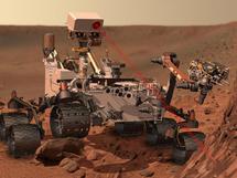 El rover MSL explorará la superficie del planeta rojo. Fuente: NASA.