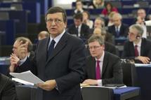 José Manuel Barroso y László Andor, comisario europeo de Empleo. Foto: UE