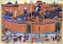 Asedio de Bagdad por parte de los mongoles en 1258. Fuente: Wikimedia Commons.