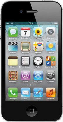 Los smartphones producen la ilusión en quienes los usan de estar en una "burbuja". Imagen: iPhone 4S de Apple. Fuente: apple.com.