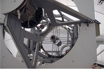 Espejo principal del telescopio GREGOR. Imagen: GREGOR Telescope.