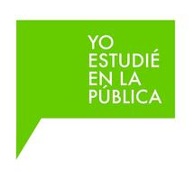 Logo de la organización "Ciudadan@s por la educación pública". Fuente: www.yoestudieenlapublica.org.