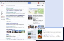 Ejemplo de búsqueda inteligente sobre el Taj Majal. Google. Click para ampliar.