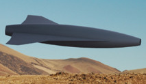 El Gojett tiene forma de misil con alas. Fuente: StarCor.