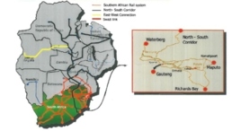 La línea de enlace con Suazilandia y otras vías conexas abrirán grandes oportunidades para el transporte de mercancías por el sur de África. Imagen: railway-technology.com