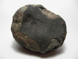 Condrita carbonácea CV3 que cayó en México en 1969, de 520 gramos. Fuente: Wikimedia Commons.