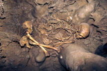 Los restos de los dos mesolíticos fueron hallados en el yacimiento leonés de La Braña-Arintero. Imagen: Instituto de Biología Evolutiva (UPF-CSIC). Fuente: SINC.