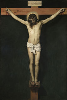 Cristo crucificado de Diego Velázquez (siglo XVII). Fuente: Wikimedia Commons.