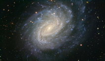 Imagen de la galaxia espiral NGC 1187 obtenida con el VLT. Fuente: ESO.