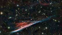 La Nebulosa del Lápiz se originó por la explosión de una supernova. Fuente: ESO.