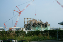 La central de Fukushima, tras el tsunami de 2011. Fuente: IAEA