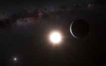 Impresión artística del planeta alrededor de Alfa Centauri B. Fuente: ESO.