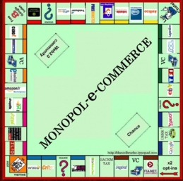 Versión humorística del Monopoly, hecha con empresas de internet. Imagen: danielbroche. Fuente: Flickr.