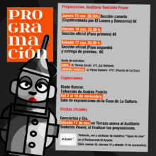 Cartel del Festival de Cortos Villa de La Orotava. Cartel del Festival de Cortos Villa de La Orotava.