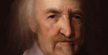 Thomas Hobbes, que según los investigadores de la UC3M tenía razón, en un retrato de John Michael Wright. Fuente: Wikimedia Commons.