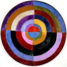 Determinados colores y formas crean unas emociones concretas. Imagen: Robert Delaunay, Le Premier Disque. Fuente: Wikimedia Commons.