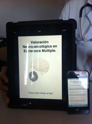 Aplicaciones médicas sobre esclerosis múltiple para iPhone e iPad. Fuente: Hospital de La Candelaria.