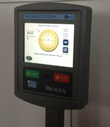 La plataforma Biodex Balance System. Fuente: UEx. La plataforma Biodex Balance System. Fuente: UEx.