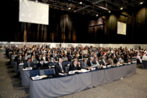Delegados de todo el mundo en la Conferencia de Dubai. Fuente: UIT.