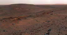 Imagen de Marte tomada por el rover Spirit de la NASA. Imagen: NASA/JPL. Fuente: Wikimedia Commons.
