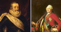 Imágenes de Enrique IV (izquierda) y Luis XIV. Fuente: CSIC.