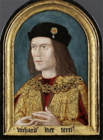 Retrato de Ricardo III antiguamente perteneciente a la familia Paston. Imagen: Richard III Society website. Fuente: Wikimedia Commons.